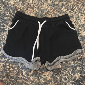 Black and Gray Women's Shorts